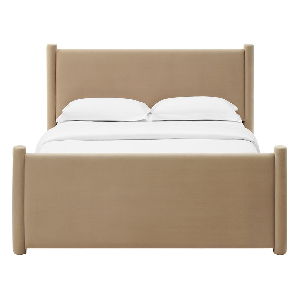 Rael Performance Velvet King Platform Bed
