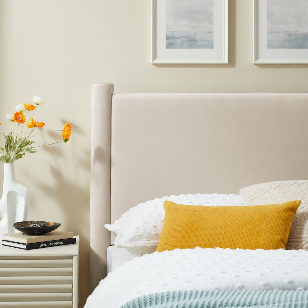 Rael Performance Velvet Twin Headboard
