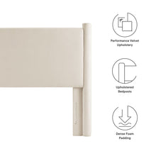 Rael Performance Velvet Twin Headboard