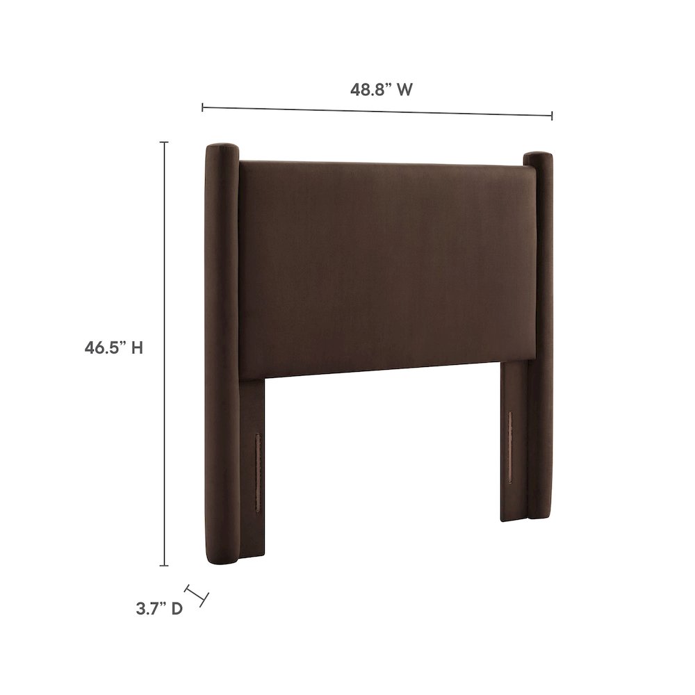 Rael Performance Velvet Twin Headboard