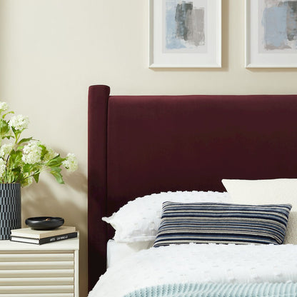 Rael Performance Velvet Twin Headboard