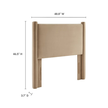 Rael Performance Velvet Twin Headboard