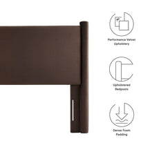 Rael Performance Velvet Full Headboard