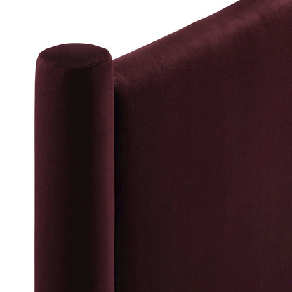 Rael Performance Velvet Queen Headboard