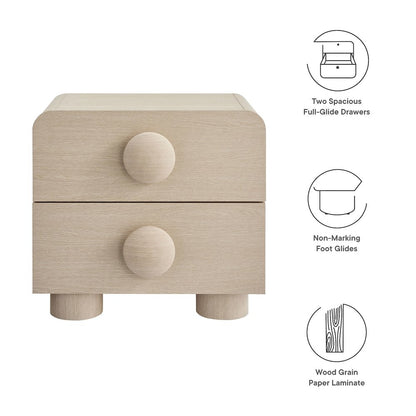 Sonnet 2-Drawer Nightstand