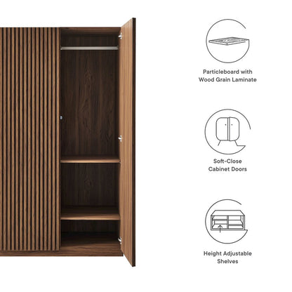 Render 2-Door Wardrobe Closet