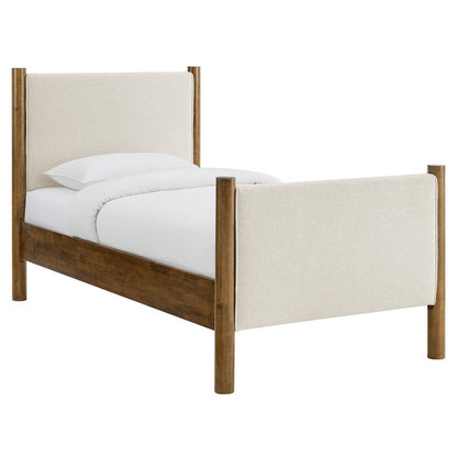 Maven Twin Size Fabric Upholstered Platform Bed