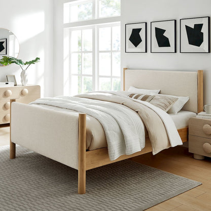 Maven Full Size Fabric Upholstered Platform Bed