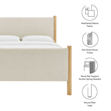 Maven Full Size Fabric Upholstered Platform Bed