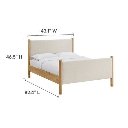 Maven Full Size Fabric Upholstered Platform Bed