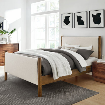 Maven Full Size Fabric Upholstered Platform Bed