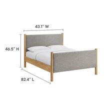 Maven Full Size Fabric Upholstered Platform Bed