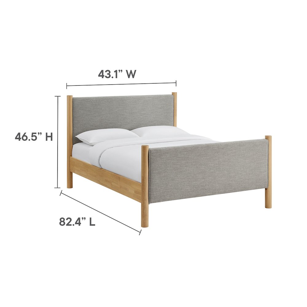 Maven Full Size Fabric Upholstered Platform Bed