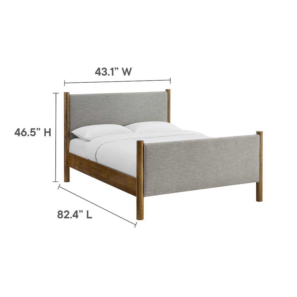 Maven Full Size Fabric Upholstered Platform Bed