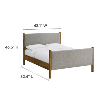 Maven Full Size Fabric Upholstered Platform Bed