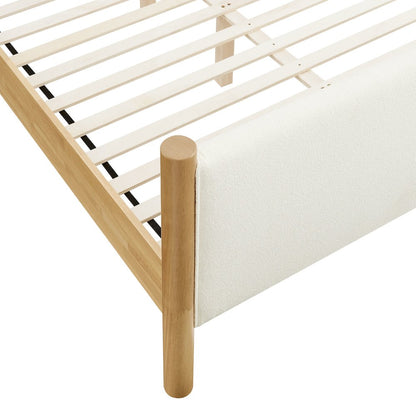Maven Full Size Boucle Upholstered Platform Bed
