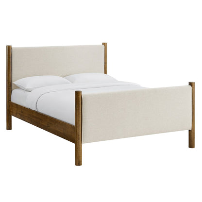 Maven Queen Size Fabric Upholstered Platform Bed