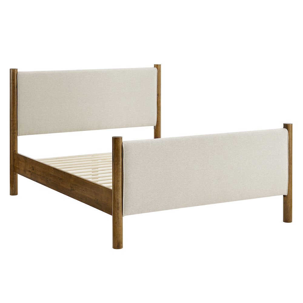 Maven Queen Size Fabric Upholstered Platform Bed