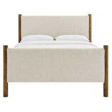 Maven Queen Size Fabric Upholstered Platform Bed