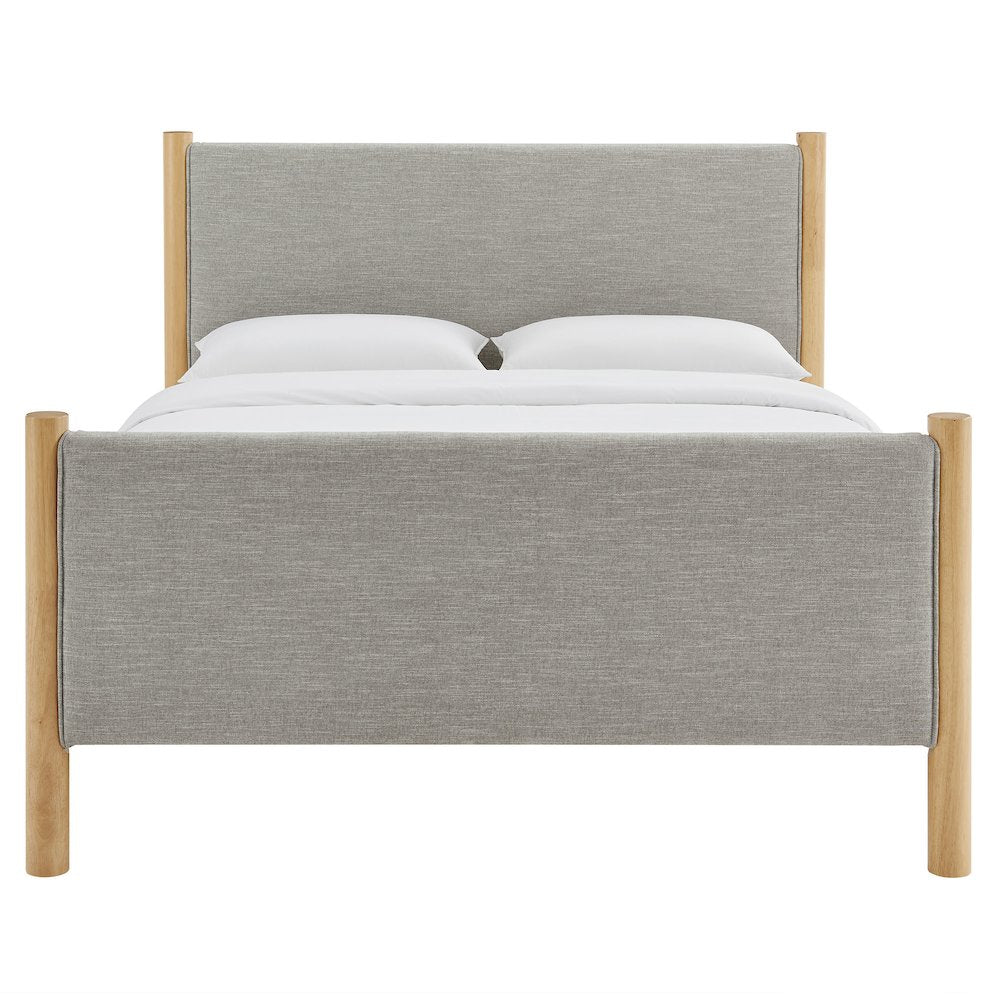 Maven Queen Size Fabric Upholstered Platform Bed