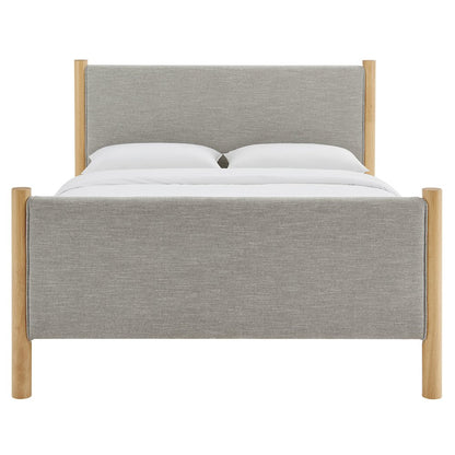 Maven Queen Size Fabric Upholstered Platform Bed