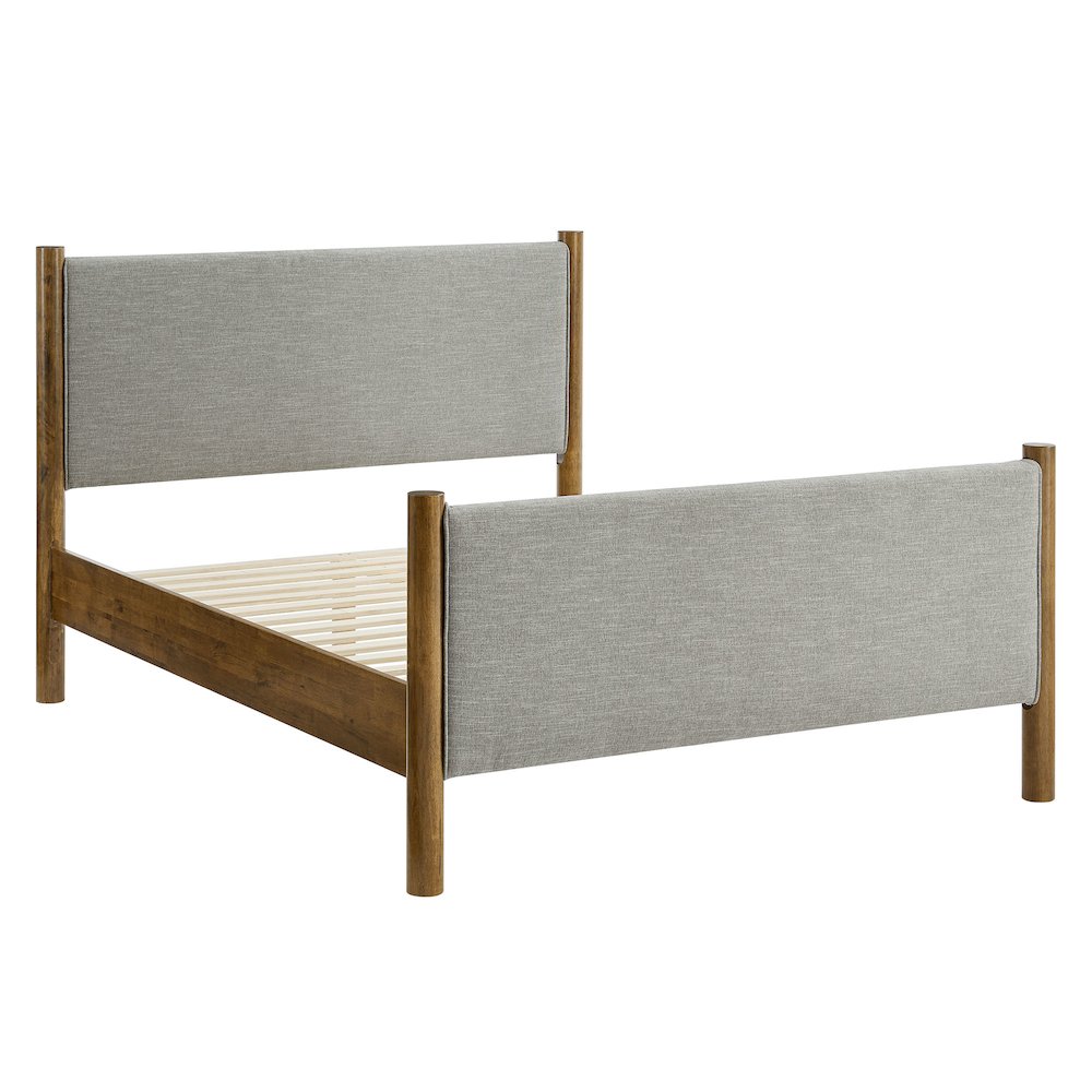 Maven Queen Size Fabric Upholstered Platform Bed