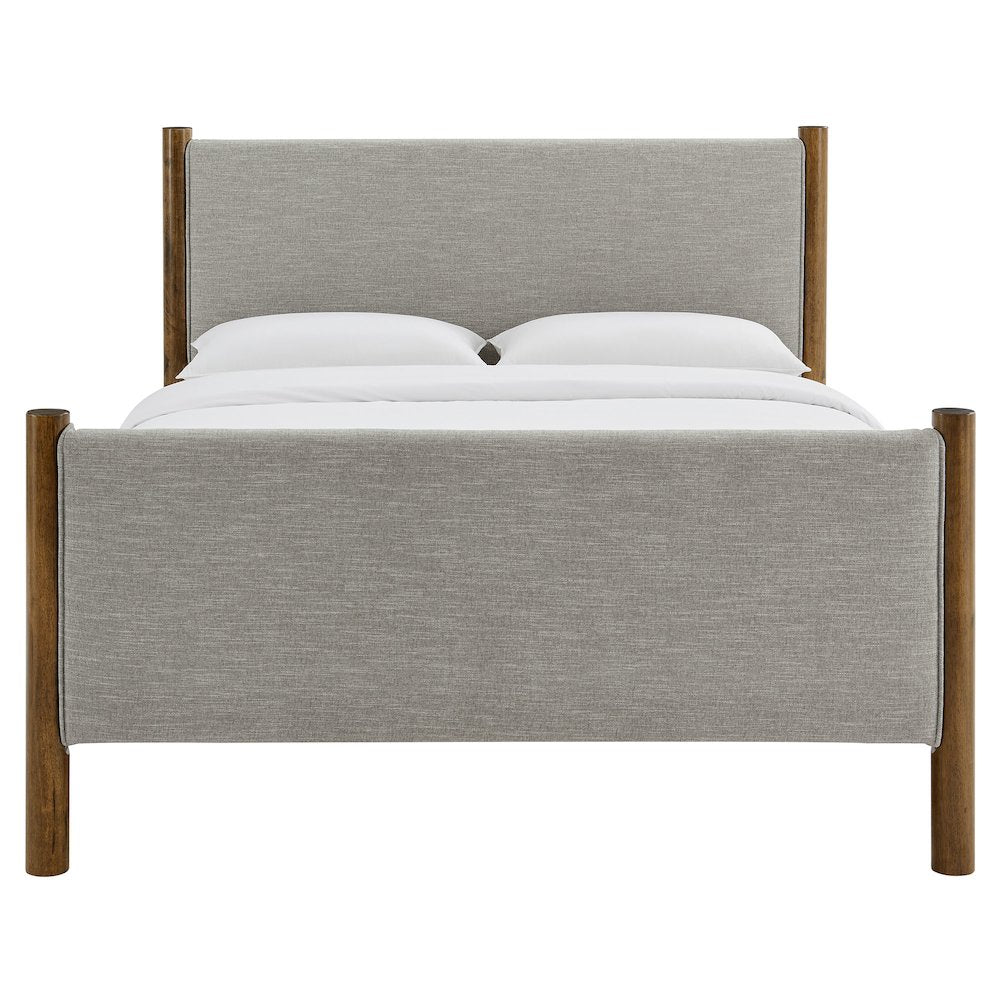 Maven Queen Size Fabric Upholstered Platform Bed