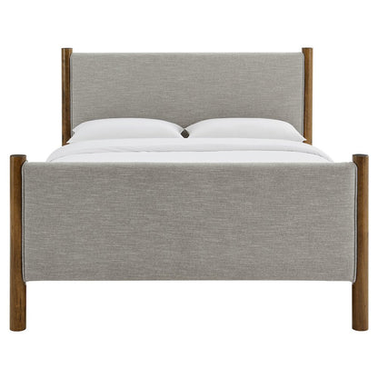 Maven Queen Size Fabric Upholstered Platform Bed