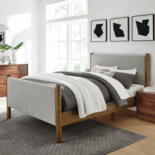 Maven Queen Size Fabric Upholstered Platform Bed