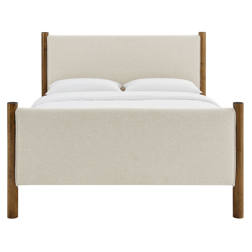 Maven King Size Fabric Upholstered Platform Bed