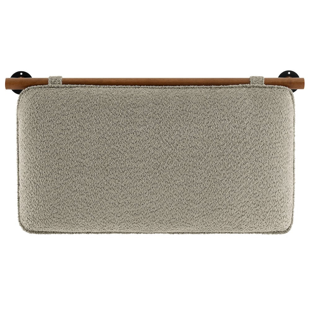 Anela Wall-Mounted Chenille Upholstered Twin Headboard