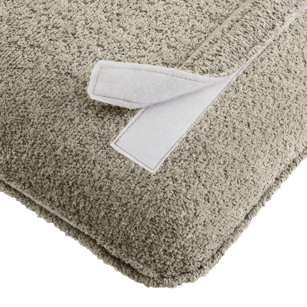 Anela Wall-Mounted Chenille Upholstered Twin Headboard