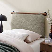Anela Wall-Mounted Chenille Upholstered Twin Headboard