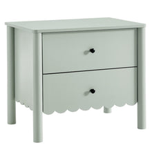 Emmeline Scalloped 2-Drawer Nightstand