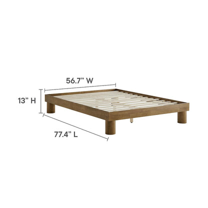 Runa Wood Full Platform Bed