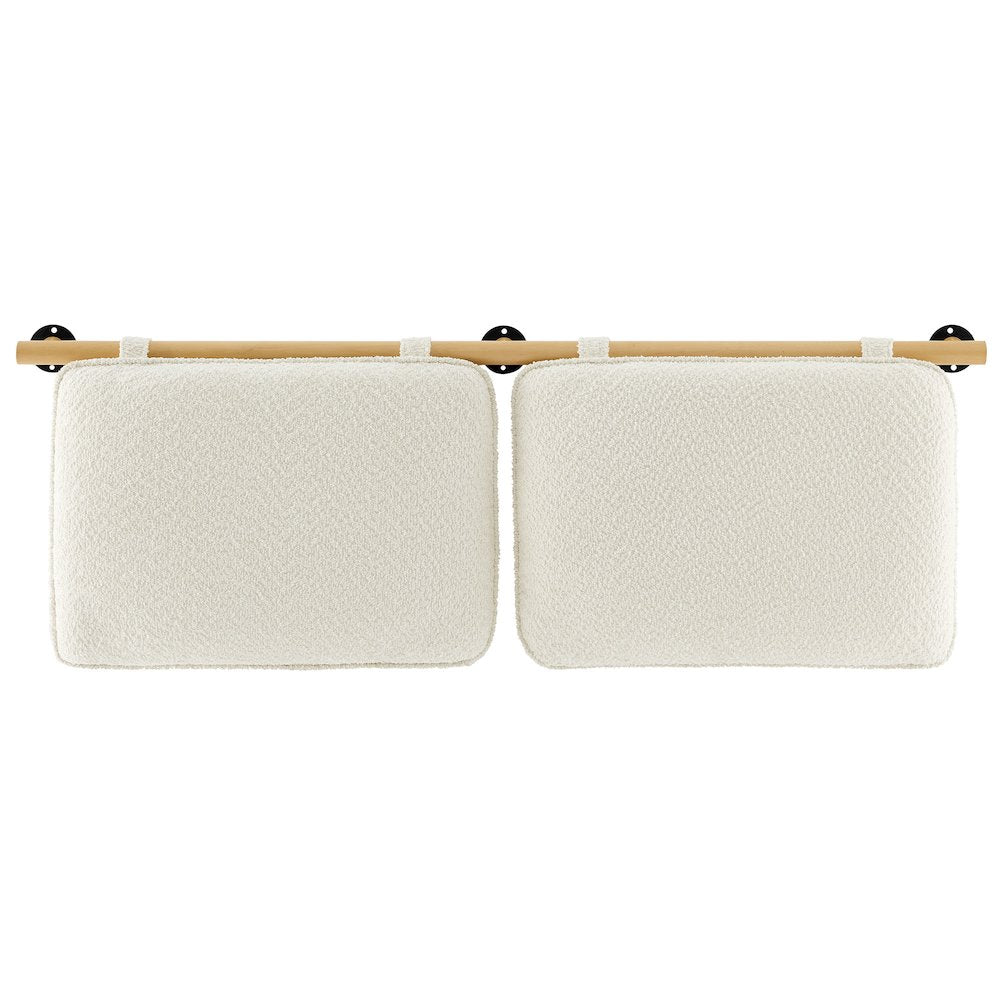 Anela Wall-Mounted Chenille Upholstered Full Headboard