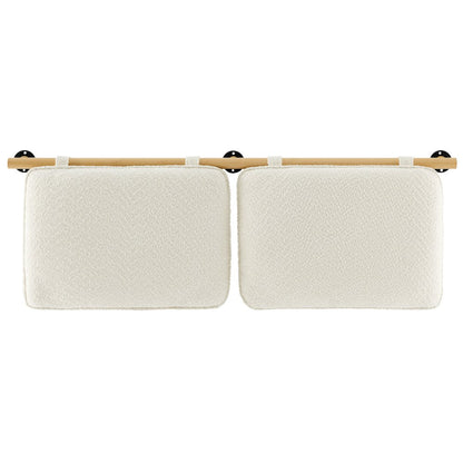 Anela Wall-Mounted Chenille Upholstered Full Headboard