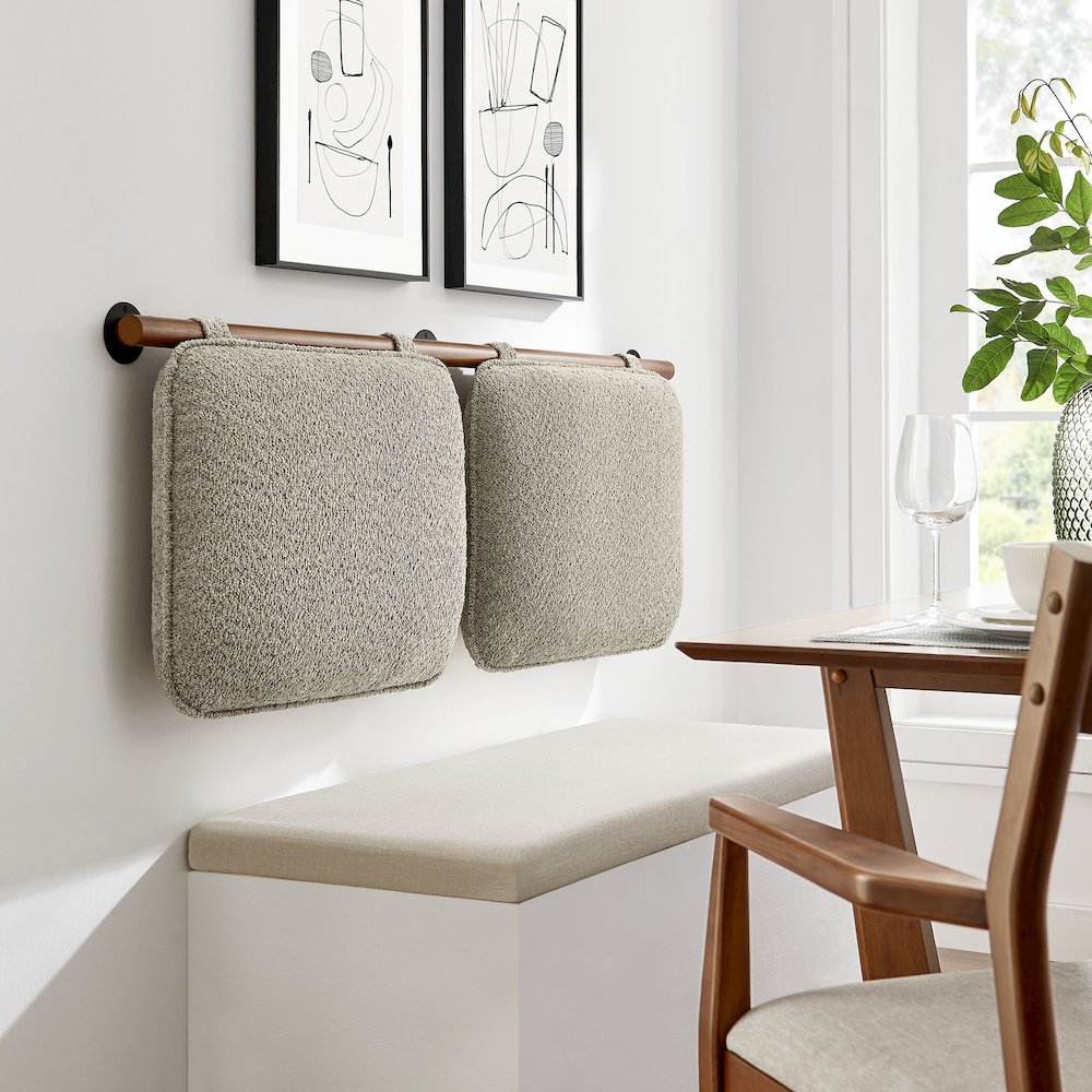 Anela Wall-Mounted Chenille Upholstered Full Headboard