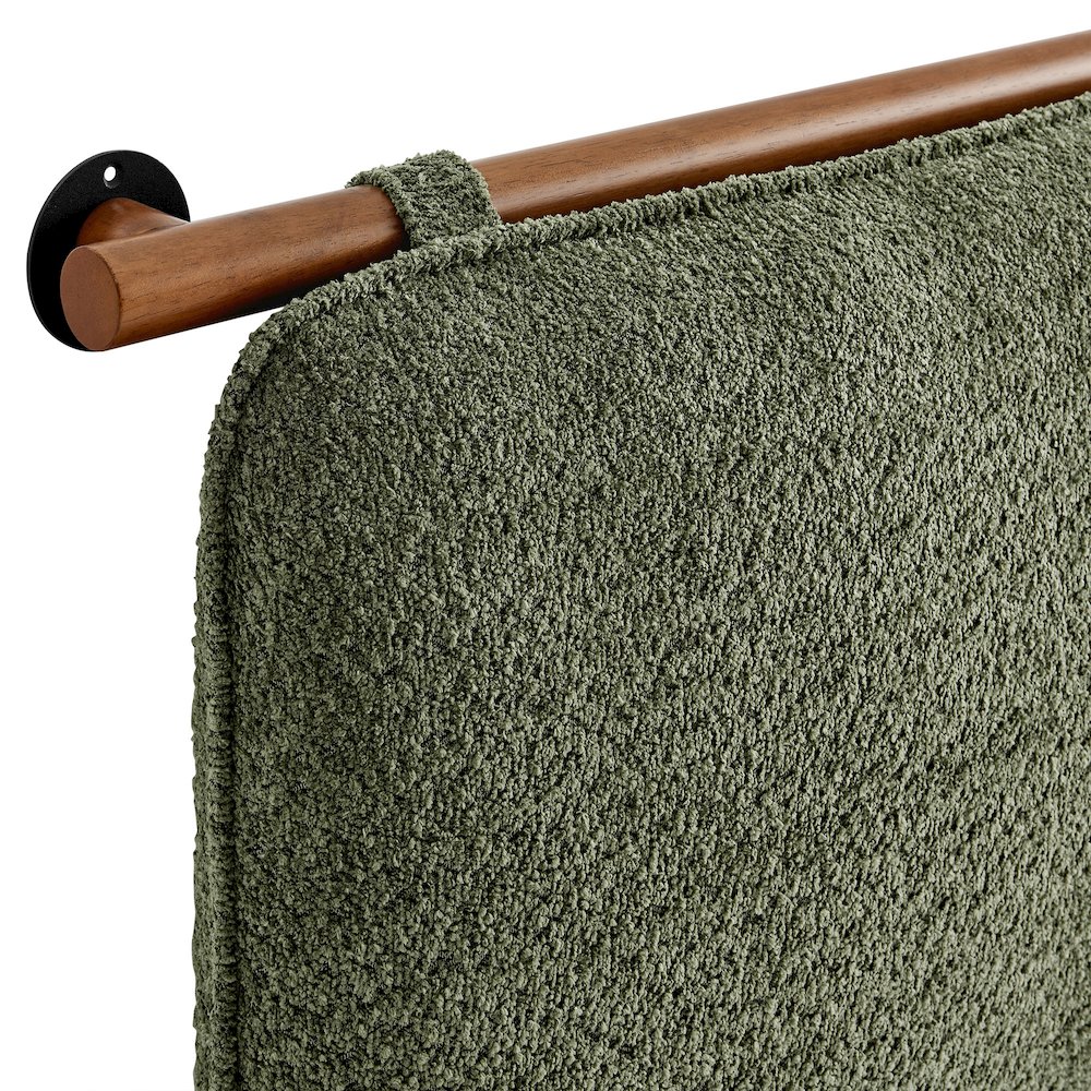 Anela Wall-Mounted Chenille Upholstered Full Headboard