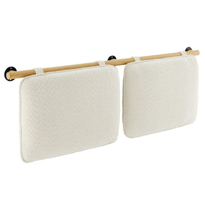 Anela Wall-Mounted Chenille Upholstered Queen Headboard