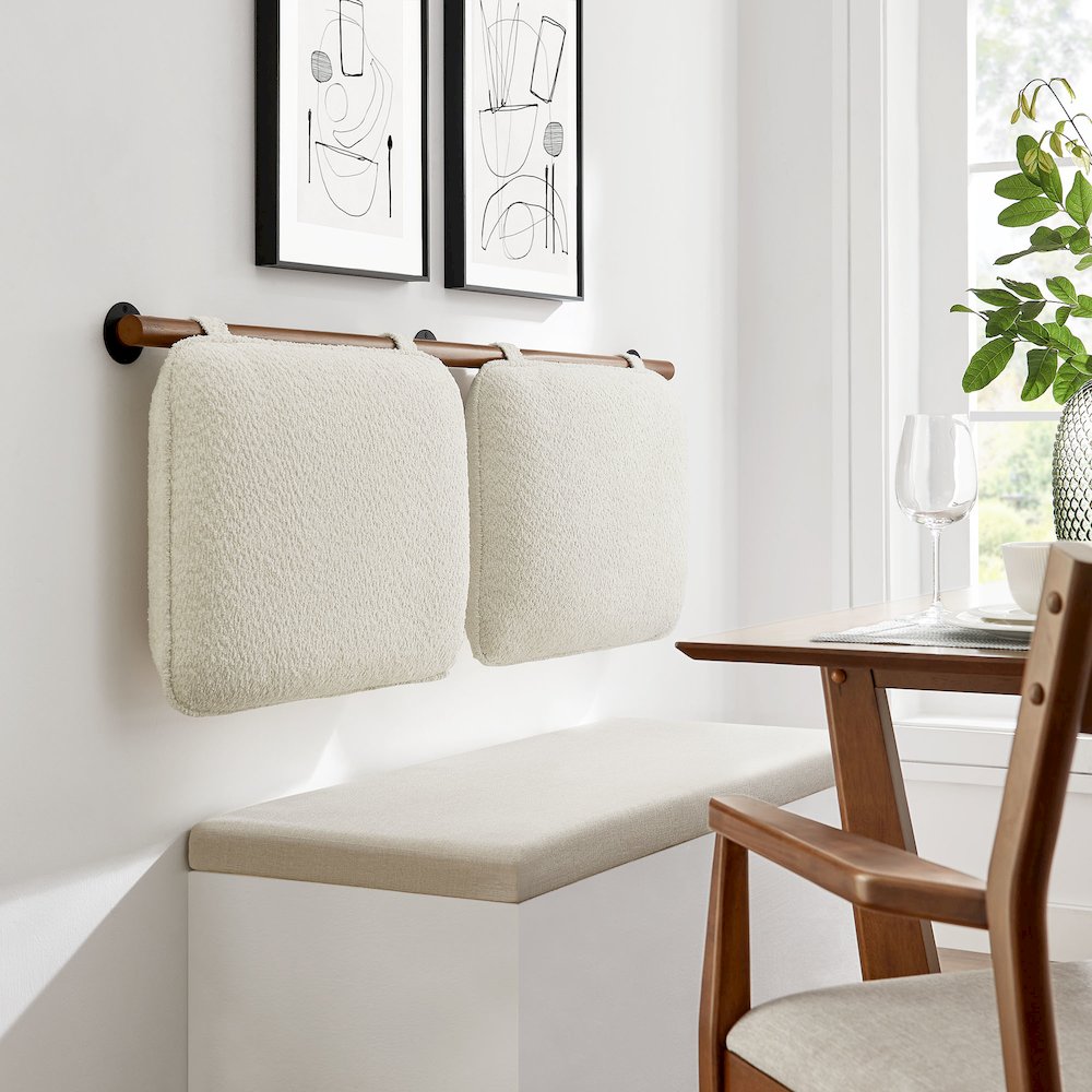 Anela Wall-Mounted Chenille Upholstered Queen Headboard