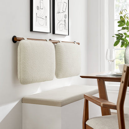 Anela Wall-Mounted Chenille Upholstered Queen Headboard