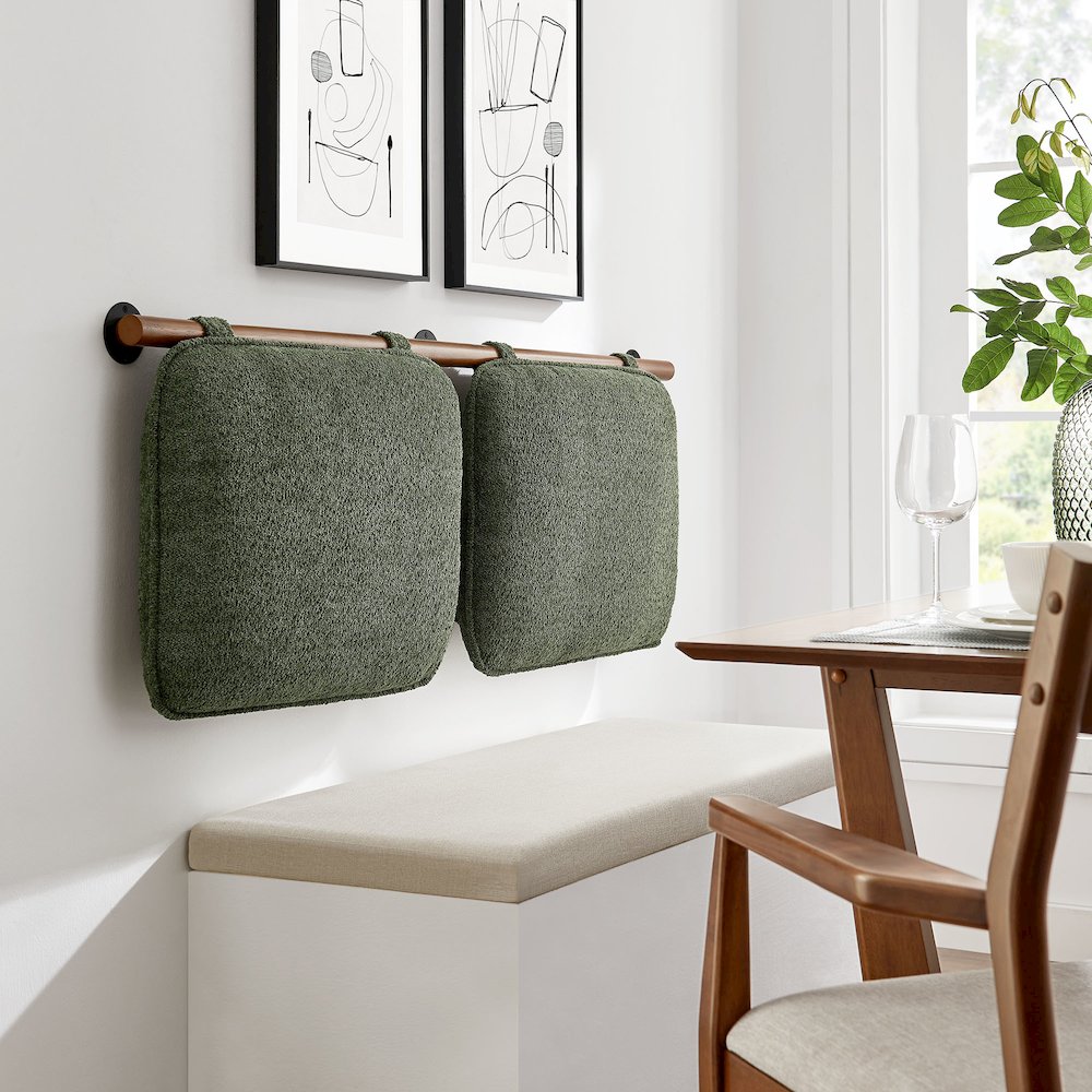 Anela Wall-Mounted Chenille Upholstered Queen Headboard