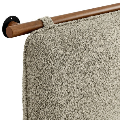 Anela Wall-Mounted Chenille Upholstered King Size Headboard