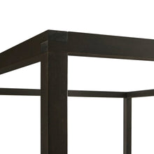 Alva King Wood Canopy Platform Bed