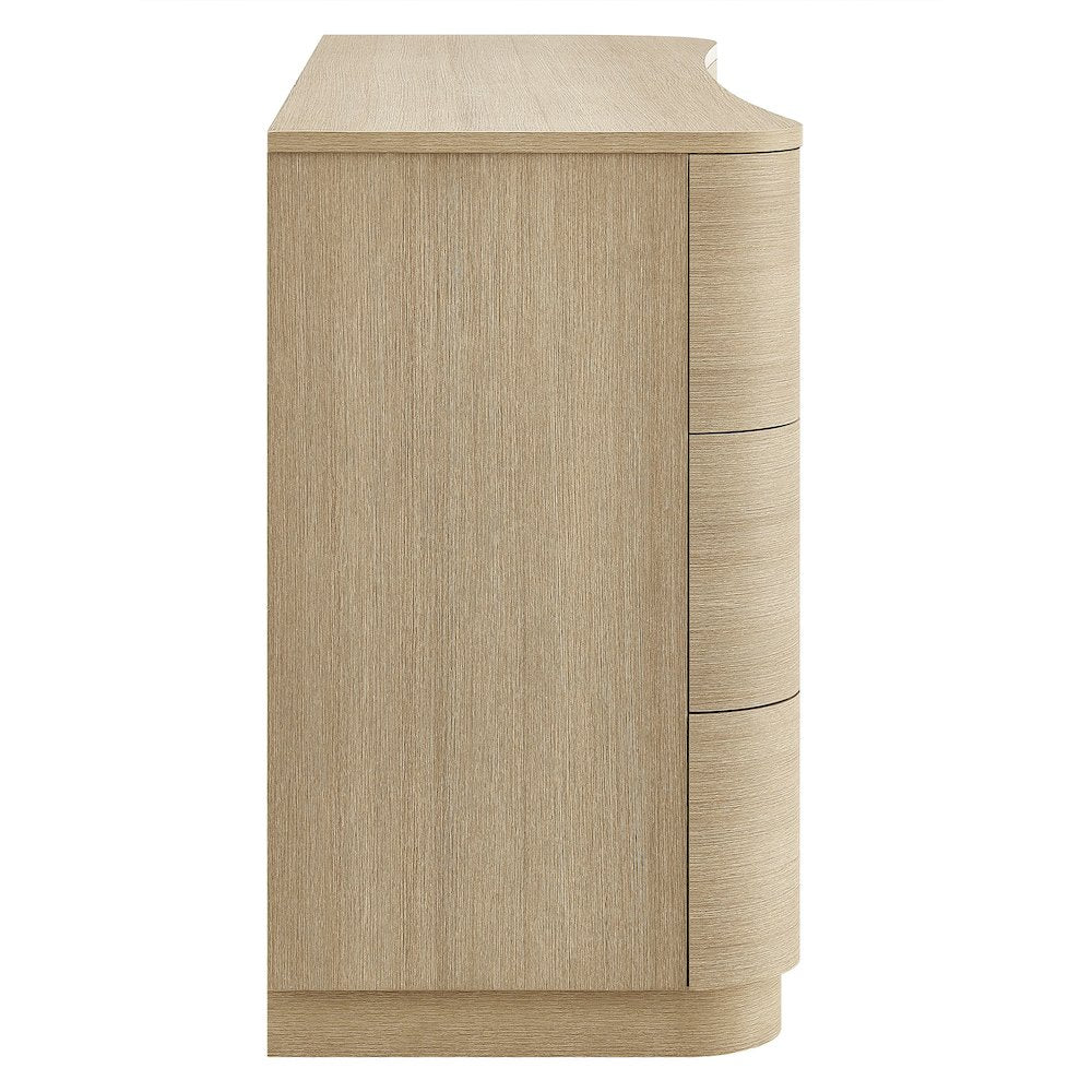 Mirae 6-Drawer Curved Dresser
