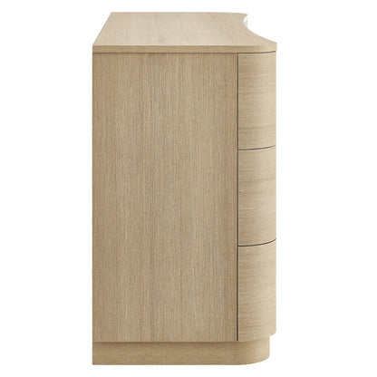 Mirae 6-Drawer Curved Dresser