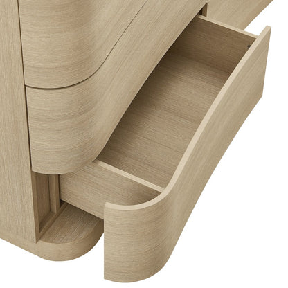 Mirae 6-Drawer Curved Dresser