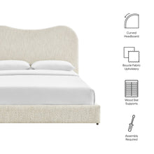 Seluna Boucle Queen Platform Bed