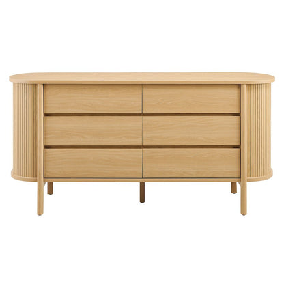 Cadence 6-Drawer Curved Dresser
